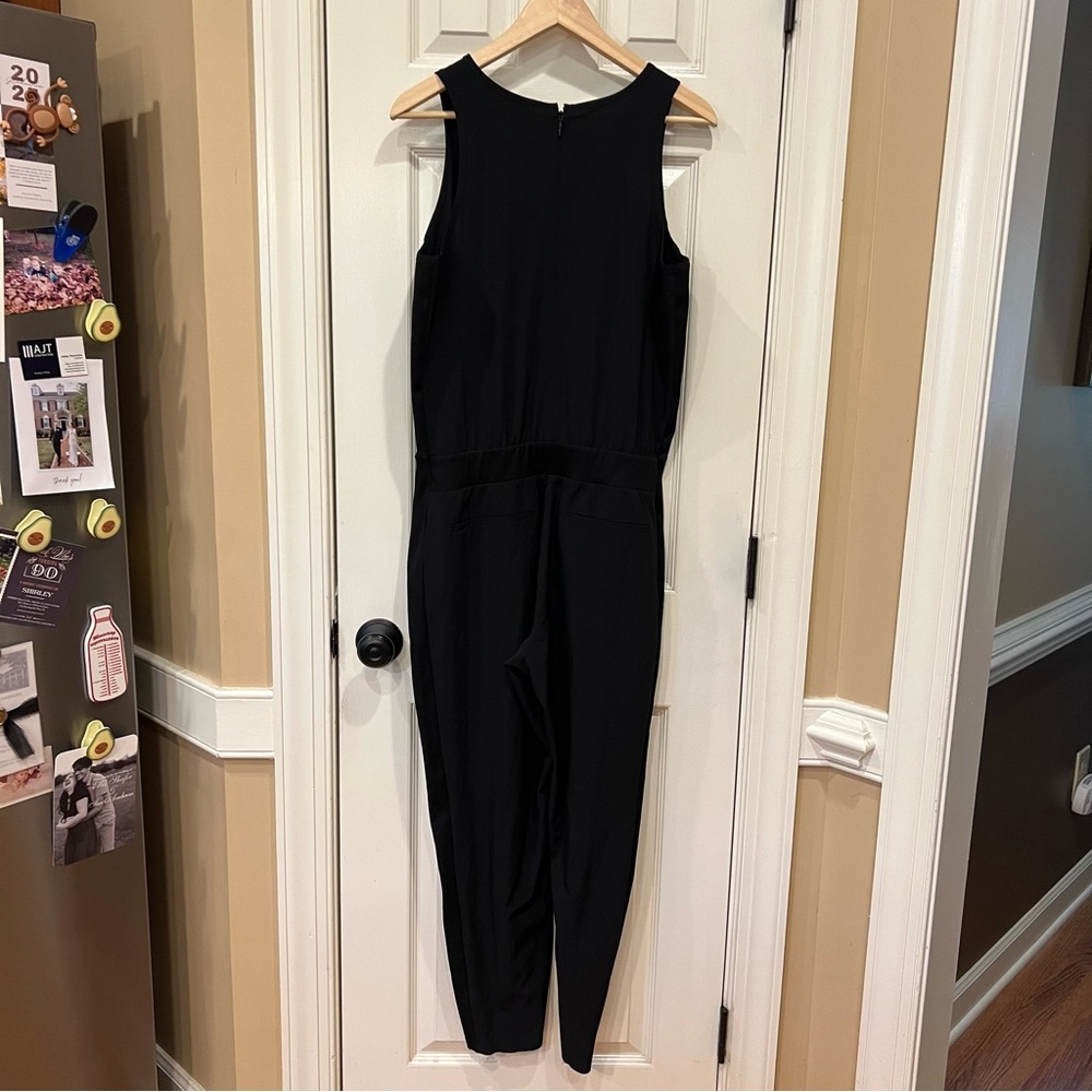 NEW ATHLETA Brooklyn Jumpsuit Black Size 10 Women’s Performance Travel Active - Picture 6 of 7